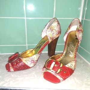 Naughty Monkey high heel shoes women's size 7